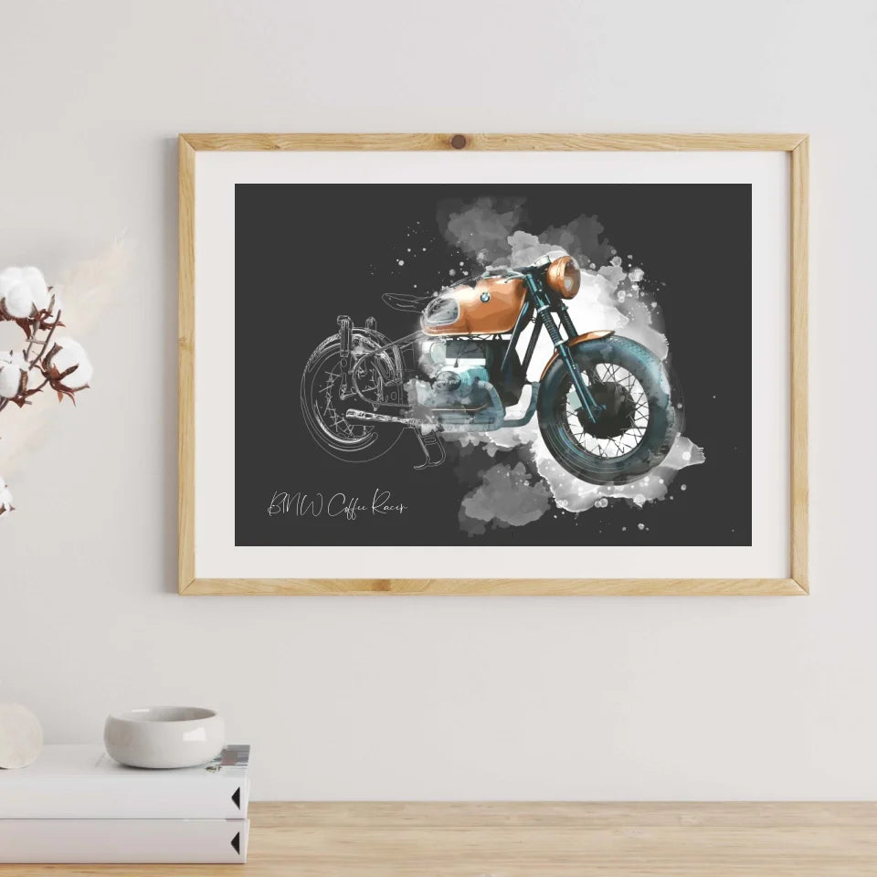 Your Vehicle as a Unique Artwork | Line Art, Vector and Watercolour in One | The Perfect Gift for Car Lovers