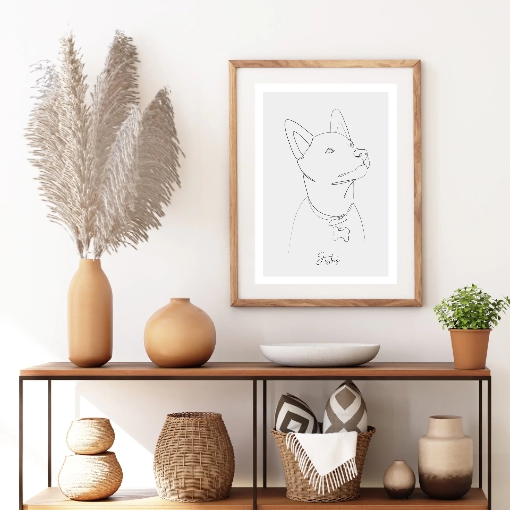 Dein Haustier als Lineart-Kunstwerk