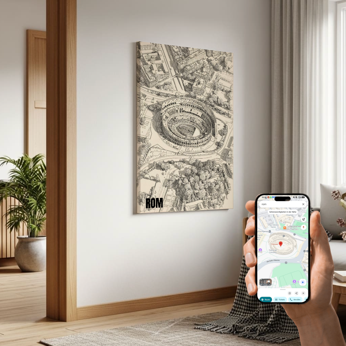 Your Place as an Artwork – Personalised Wall Art with Live Preview | Poster or Canvas