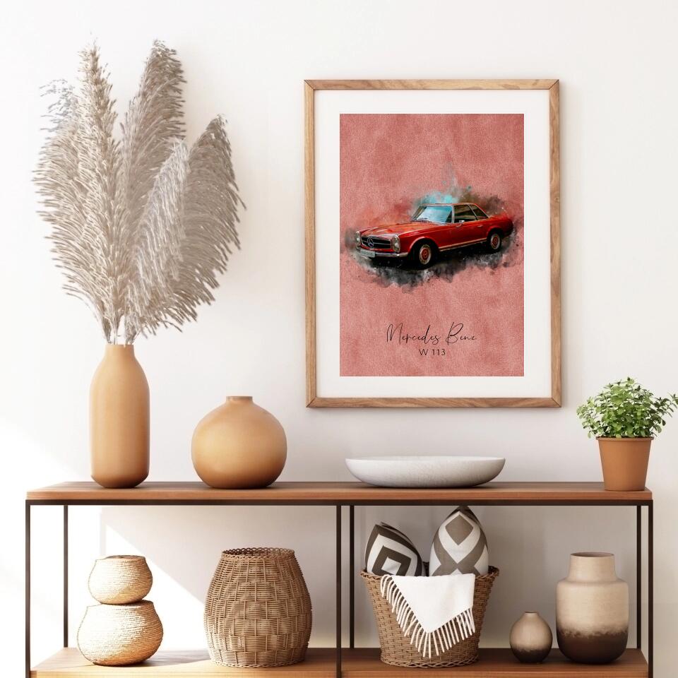 Dein Foto im Aquarell-Stil | Klassischer Editor | Handgemacht