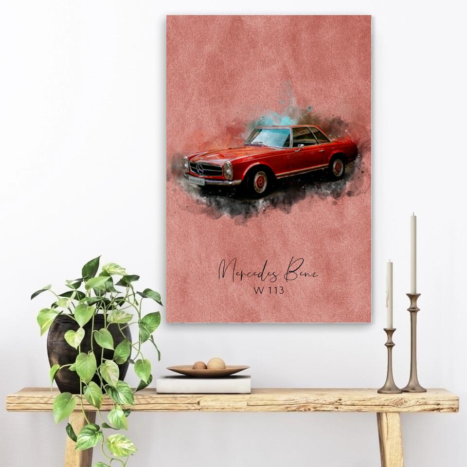 Dein Foto im Aquarell-Stil | Klassischer Editor | Handgemacht