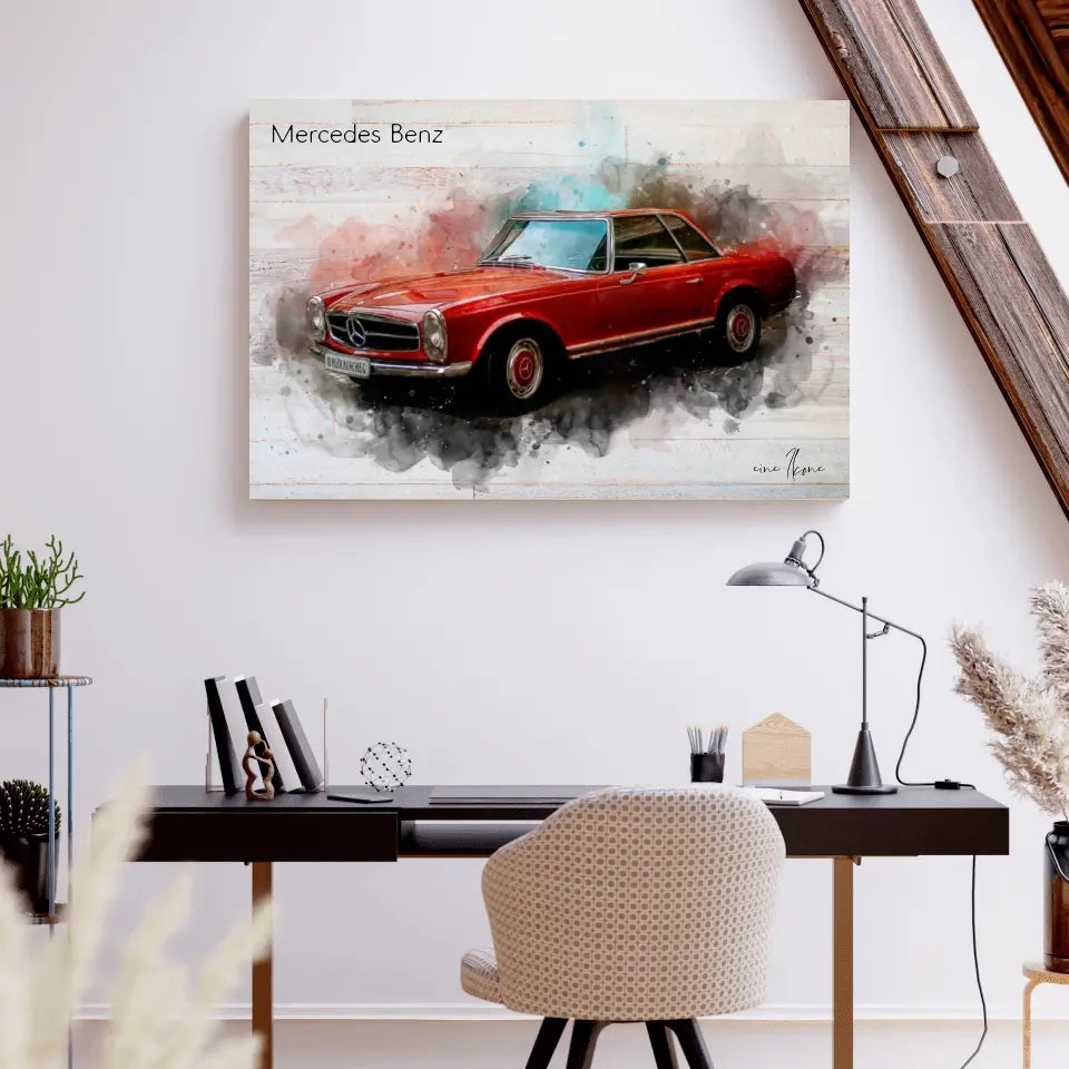 Your Photo in Watercolour Style | Classic Editor | Landscape Format | Handmade