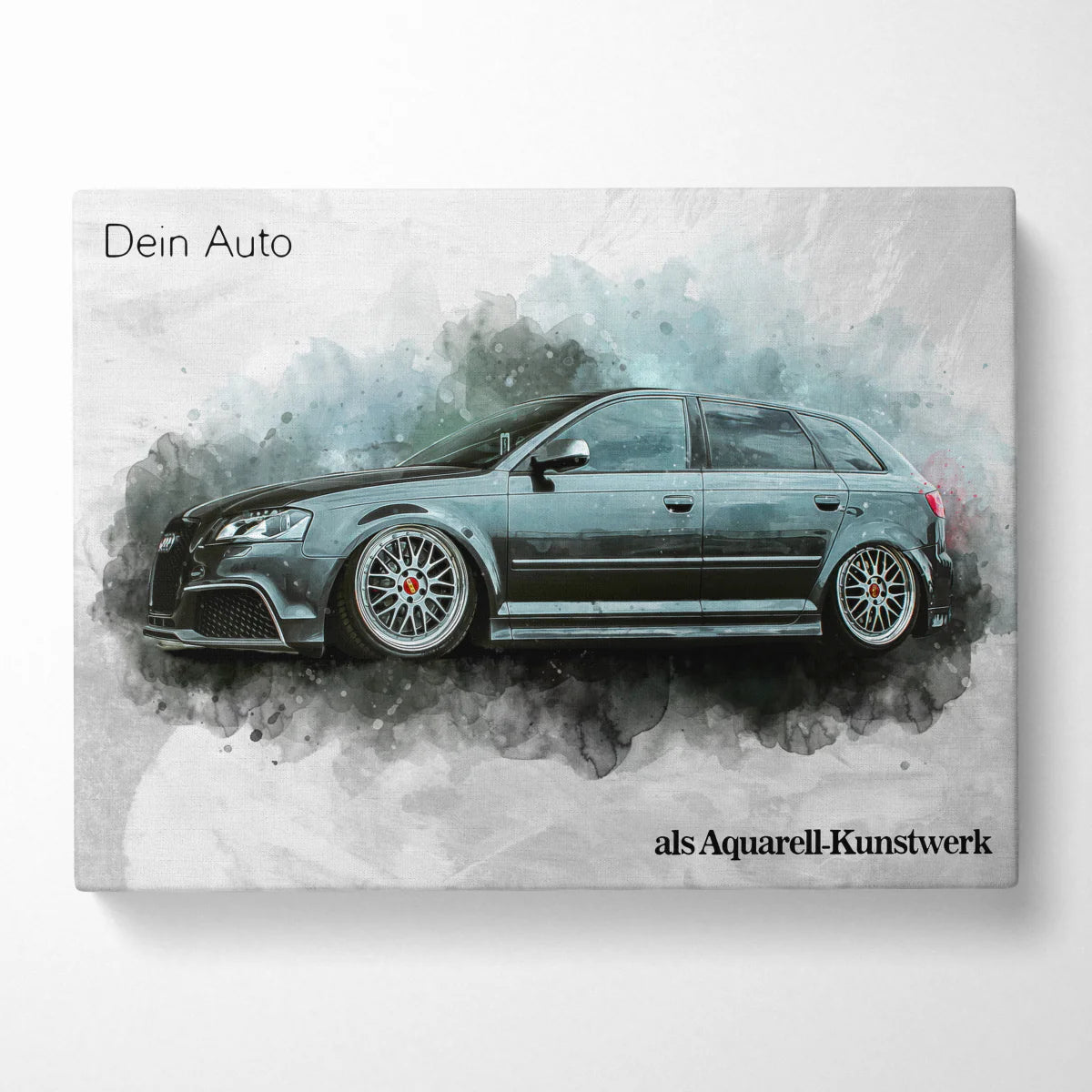 Dein Auto im Aquarell-Stil | Geschenk für Autoliebhaber