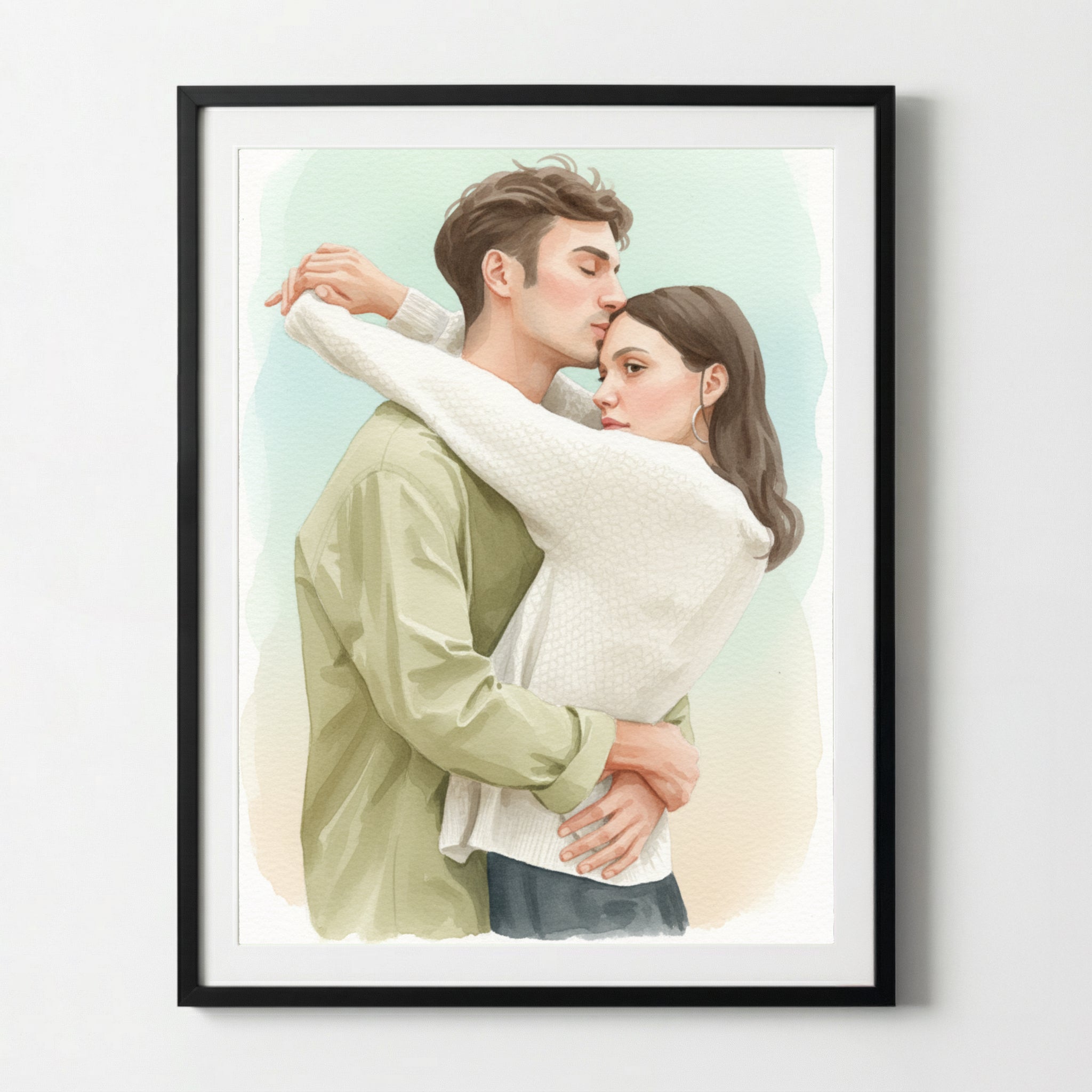 Euer Foto als Aquarell | personalisierbares Poster