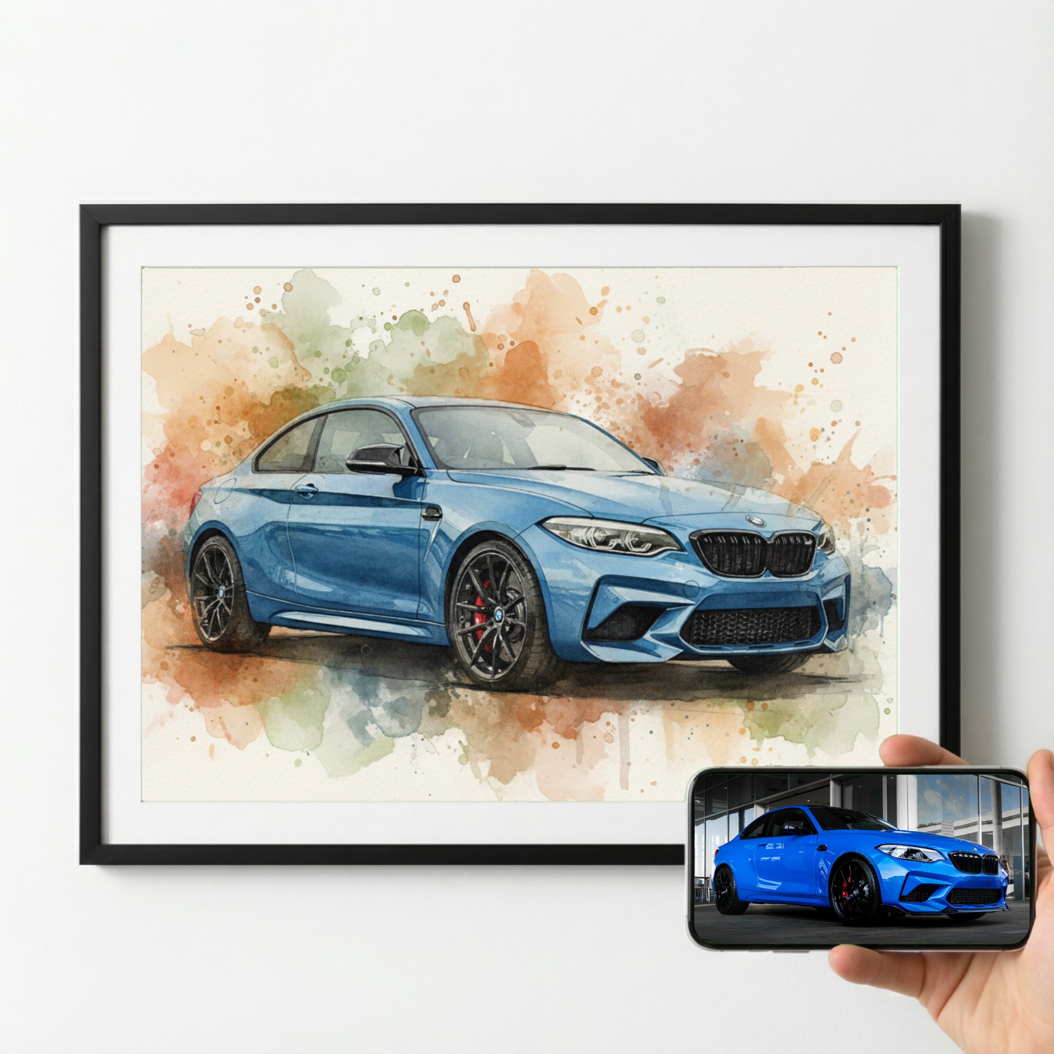 Dein Fahrzeug als Kunstwerk – mit Live-Vorschau, als Poster oder Leinwand