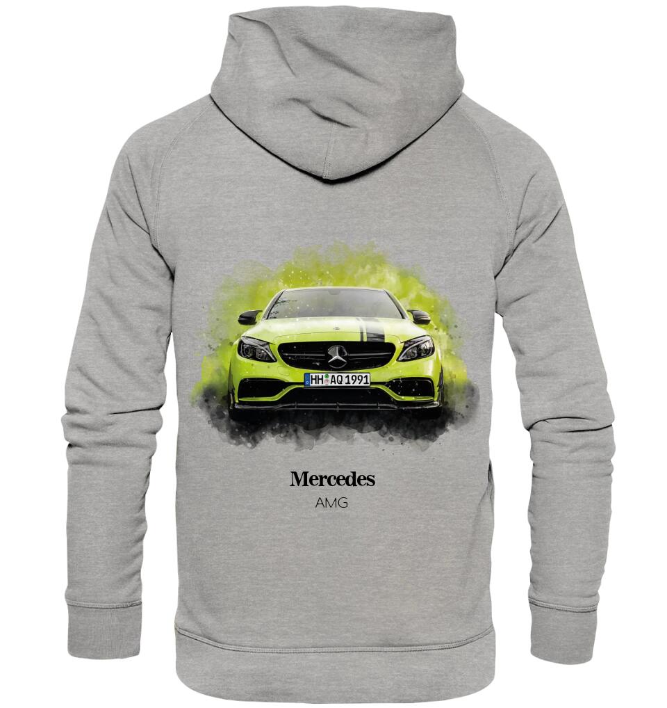 Dein Auto als Aquarell Hoodie | Geschenk für Autofans | personalisiert