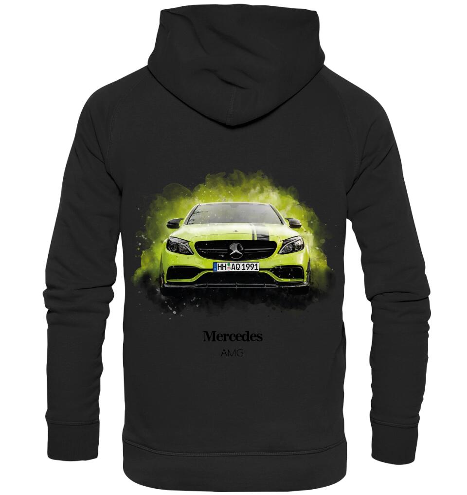 Dein Auto als Aquarell Hoodie | Geschenk für Autofans | personalisiert