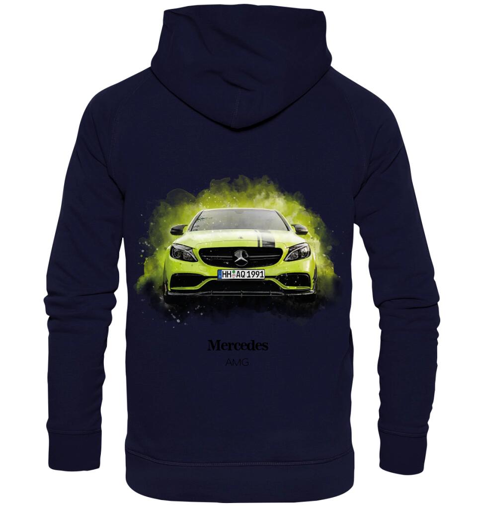 Dein Auto als Aquarell Hoodie | Geschenk für Autofans | personalisiert