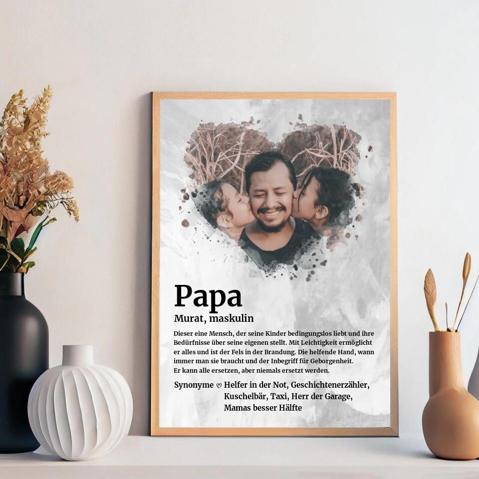 Dad Definition | customisable Father's Day Gift